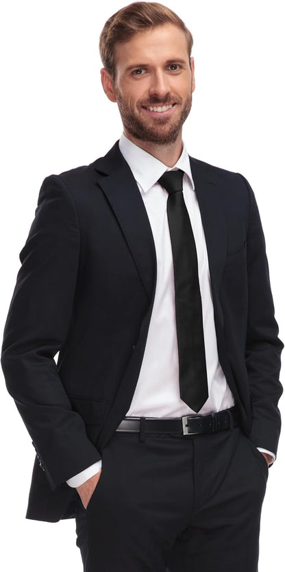 trilece Ties for Men - Men's Solid Color Ties - Formal Neckties for Men - Neck Tie for Man