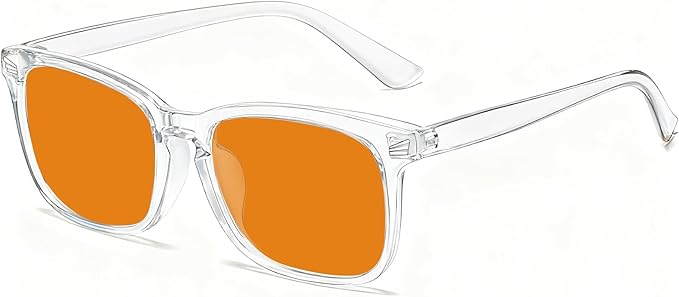 Blue Light Glasses for Woman Men | 99% Blue Light Blocking Glasses | Computer Glassess | Night Driving | Gaming | TV Phone Screen Reader Square Frame | Anti Eyestrain & UV Glare Protection