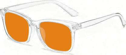 Blue Light Glasses for Woman Men | 99% Blue Light Blocking Glasses | Computer Glassess | Night Driving | Gaming | TV Phone Screen Reader Square Frame | Anti Eyestrain & UV Glare Protection