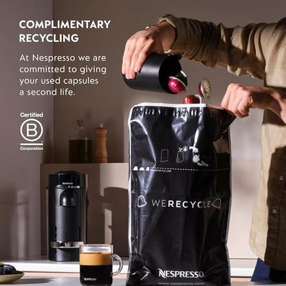 Nespresso Vertuo Pop+ Coffee and Espresso Machine by De'Longhi, Pacific Blue