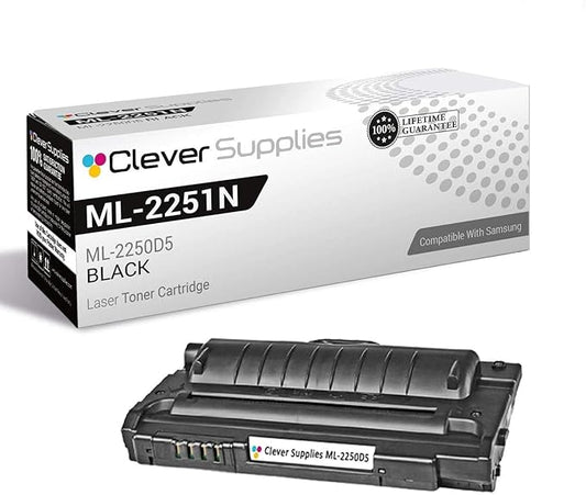 CS Replacement Toner Cartridge Compatible with Samsung ML-2251N ML-2250D5 Black