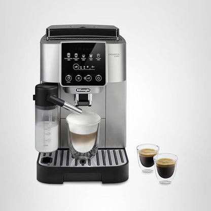 De'Longhi Magnifica Start Automatic Espresso Machine with Auto Milk Frother & Built in Grinder - 5 One-Touch Recipes, Easy-to-Clean, Home Barista Coffee Maker for Lattes, Cappuccino, Iced Coffee