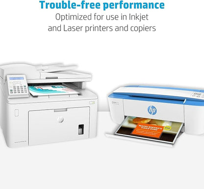 HP Paper Printer | 8.5 x 11 Paper | Premium 32 lb | 1 Ream - 500 Sheets | 100 Bright | Made in USA - FSC Certified | 113100R
