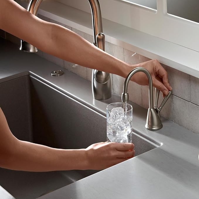 InSinkErator View Instant Hot & Cold Water Dispenser System - Faucet & Tank, Chrome, HC-View-C