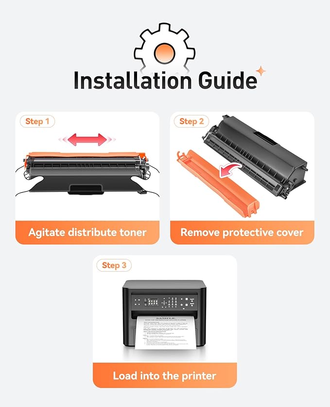 TN-315 TN315 Toner Cartridge Set 4-Pack Compatible with Brother TN-310 TN310 Toner Work with Brother Color HL-4140CW HL-4570CDW HL-4570CDWT 4150CDN MFC-9560CDW MFC-9970CDW 9460CDN Printer Black Ink