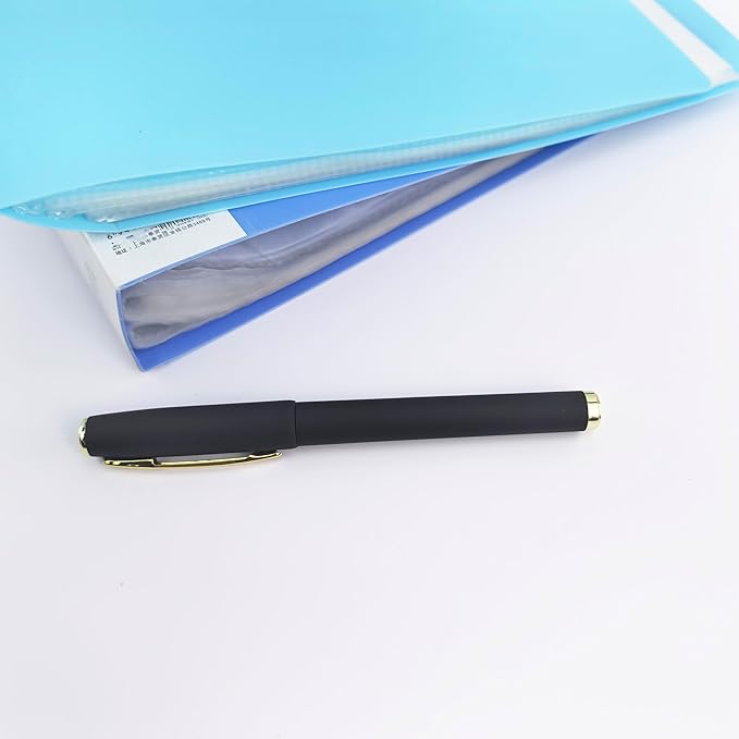 Fengtaiyuan Black Gel Ink Rollerball Pens - Comfortable Non-Slip Grip, Writting Smooth, Black Ink, Bold Point, 1.0mm Quick-Drying Ink, 18-Piece Box (10P18)