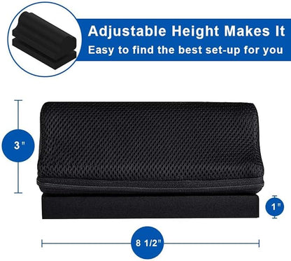 StrongTek Cervical Neck Wedge – Firm Foam Orthotic Block for Neck Curve Restoration, Support for Posture Correction, Headache Relief, and Cervical Traction at Home