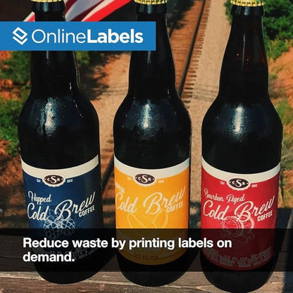 4 x 4 Square Label - Pack of 1,000 Labels, 250 Sheets - Inkjet/Laser Printer - Online Labels