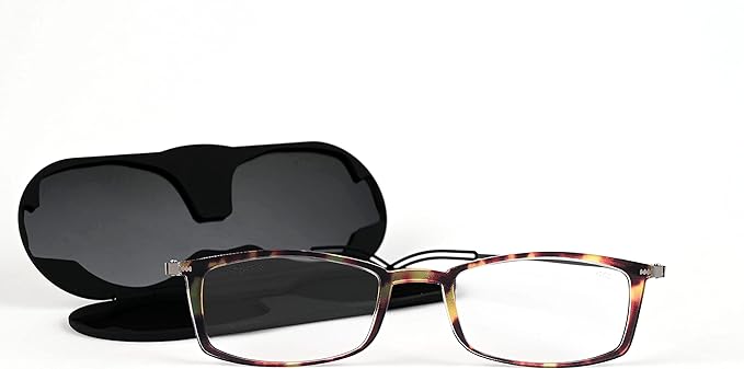 ThinOptics Frontpage Blue-Light Blocking Computer Reading Glasses and Milano Aluminum Case