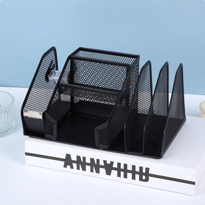 Desk Stationery Storage Box Stationery Organizer Pencil Holder Magazine Files Holder