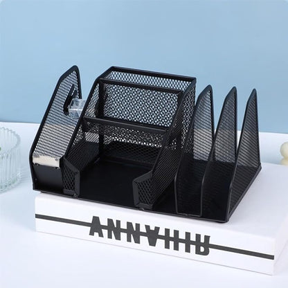 Desk Stationery Storage Box Stationery Organizer Pencil Holder Magazine Files Holder