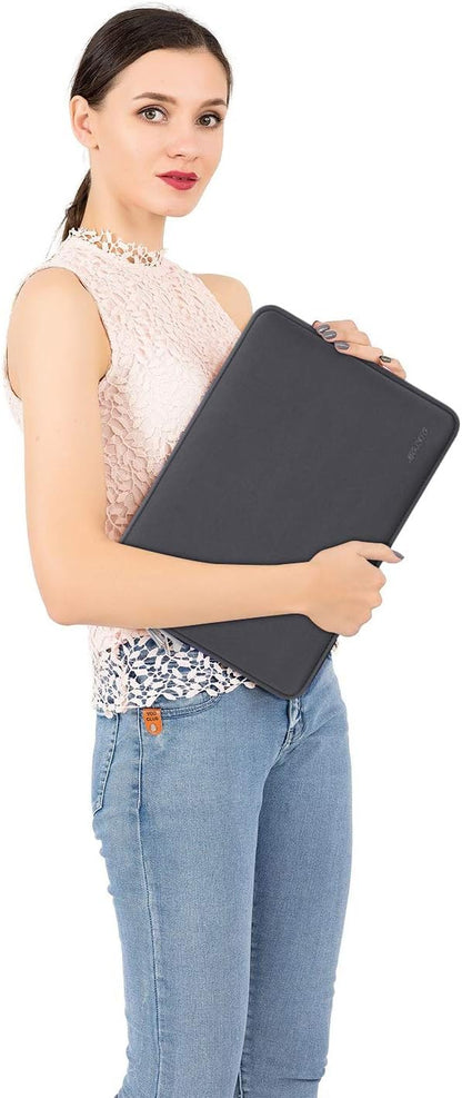 MOSISO Laptop Case 13.3 inch, 13-13.3 inch Laptop Sleeve Bag Compatible with MacBook Air/Pro 13/Pro 14 M5 M4 M3 M2 M1, HP Dell ASUS Lenovo, Neoprene Computer Sleeve Bag with Small Case, Space Gray