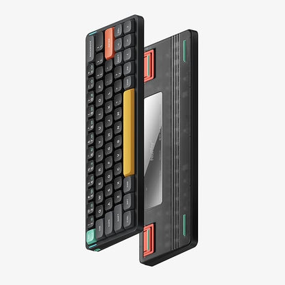 nuphy Air60 V2 Portable Wireless Keyboard 60% Low Profile Mechanical Keyboard Support QMK/VIA Compatible with Windows/mac OS/Linux Supports Bluetooth 5.1/2.4GHz/Wired (USB-C) Gateron Wisteria Switch