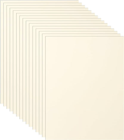 40 Sheets Cream Cardstock 8.5 x 11 Off White Paper, 75lb Premium Ivory Card Stock Craft Paper for DIY Card Making, Wedding Invitations, Thank You Cards, Business Cards, Menus