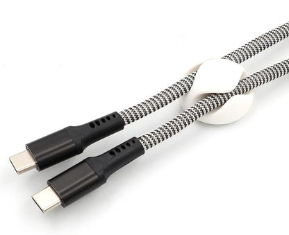 ENVISIONED Cable Clips with 3M Self Adhesive, Cord Organizer - 10 Pack White (2 Slots) for Home, Office or Nightstand