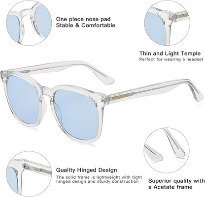 99.9% Blue Light Blocking Glasses For Men Women Anti-Fatigue Computer Gaming Sleep Glasses Reduce Eye Strain