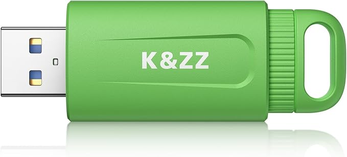 K&ZZ USB 3.0 Flash Drive 128GB Memory Stick Plug and Play USB Thumb Drive Push-Pull Cover USB Storage Data Transfer for Work/Business/Daily