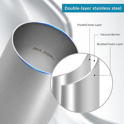 12 oz. Automatic Soap Dispenser Stainless Steel with Sensor Infrared Soap Dispenser Electric IPX5 Waterproof USB-C Charging Motion Sensor for Kitchen & Bathroom (Silver Arc)