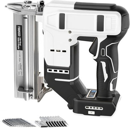 2 in 1 Cordless Brad Nailer Compatible with De wa-lt 20V Battery (No Battery), 18 Gauge Electric Nail Gun/Staple Gun with 1000 Nails & 1000 Staples for Upholstery Carpentry and Wood Working