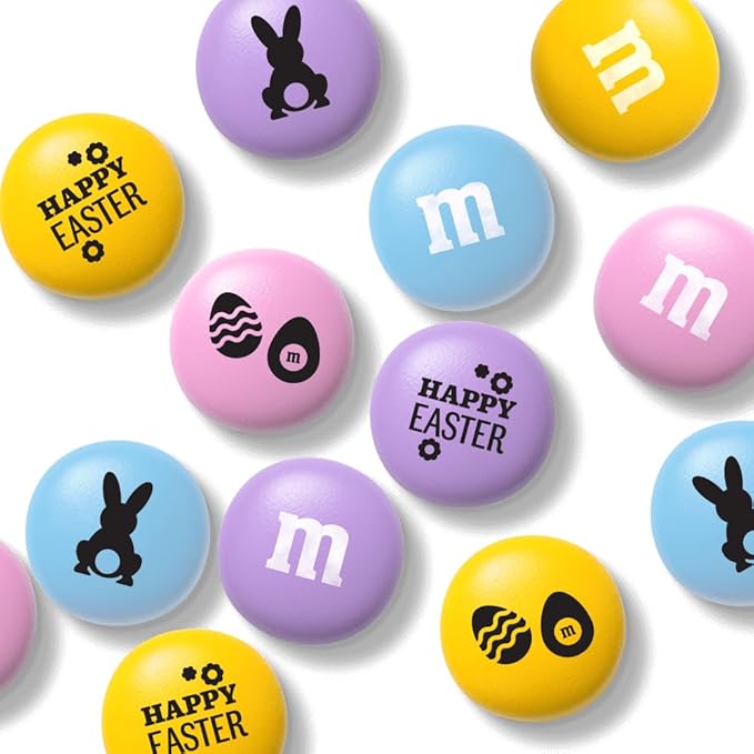 M&M’S WORLD Easter Chocolate Candies - 2lb Resealable Pack of Milk Chocolate Candy Bulk, Great for Easter Candy, Egg Hunts and More