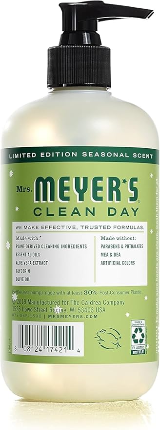 Mrs. MEYER'S Liquid Hand Soap Variety Pack, Snow Drop + Iowa Pine 12.5 oz Each, 1 CT
