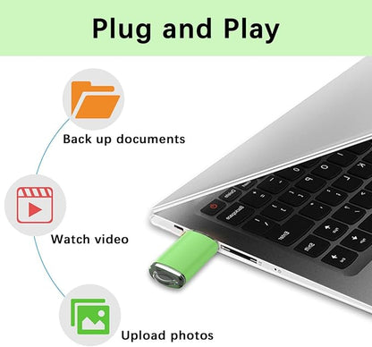 USB 3.0 Flash Drive K&ZZ 5 Pack 64GB Flash Drive 3.0 64 GB Thumb Drives 64G Memory Stick Data Drive Flash Stick U Disk, Multicolored