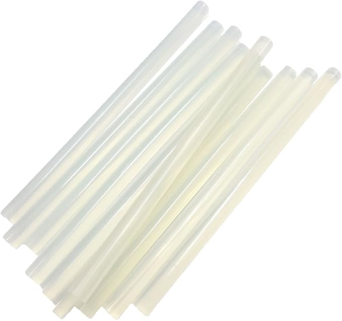 TrendBox 1 Pack (10 Hot Melt Glue Sticks) Strips 11mmx200mm Melting Adhesive For Handmade Craft DIY Home Office Project Fix & Repairs