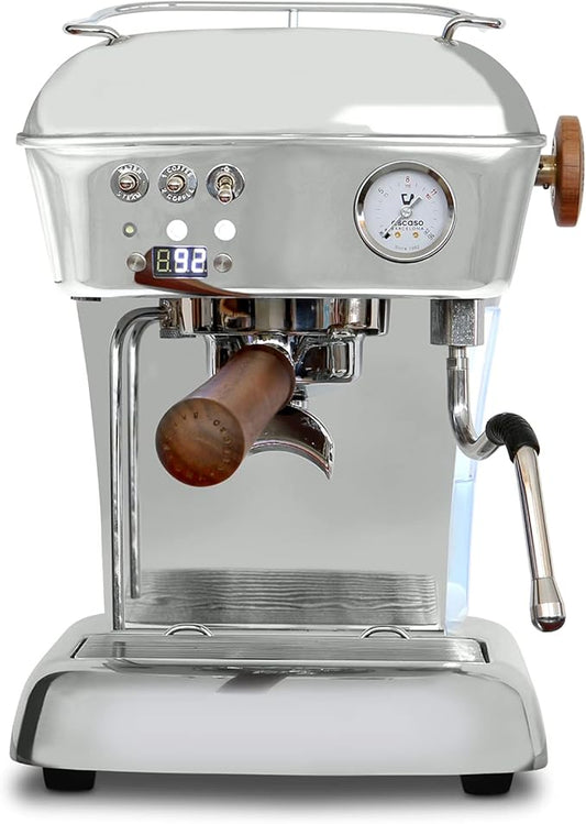 Ascaso Dream PID Programmable Home Espresso Machine w/Volumetric Controls, 120V (Aluminum)