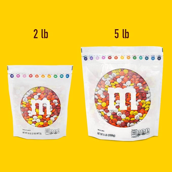 M&M'S Pre-Designed Congrats Milk Chocolate Candy - 2lbs of Bulk Candy with Congratulatory Graphics for Gifts, Parties, Employee Recognition and Appreciation