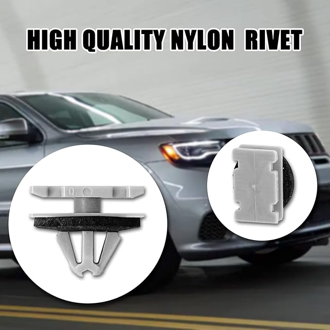 20pcs Rocker Fender Exterior Trim Molding Clip Compatible with Jeep Grand Cherokee Compass 68172491AA 68271803AA 68395627AA