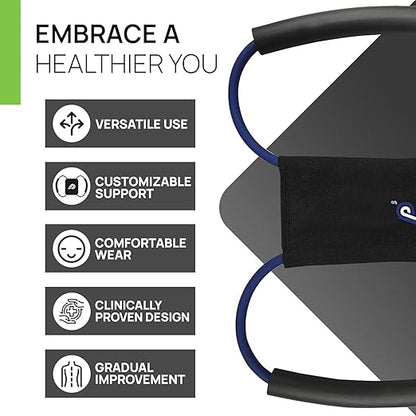 PRIMEKINETIX PostureMedic Dynamic Posture Corrector - Active Resistance Training System for Back Strengthening & Shoulder Alignment - Stretches Chest, Strengthens Upper Back - Doctor Recommended for Lasting Posture Improvement - XL