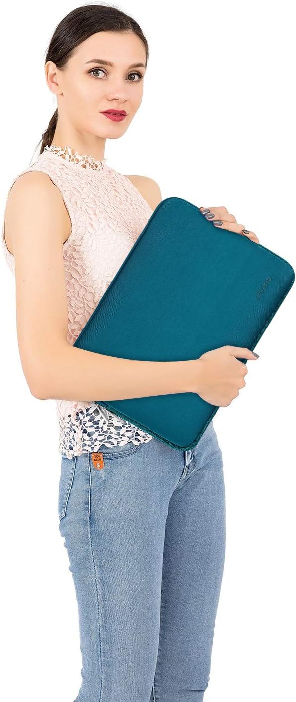 MOSISO Laptop Case 13.3 inch, 13-13.3 inch Laptop Sleeve Bag Compatible with MacBook Air/Pro 13/Pro 14 M5 M4 M3 M2 M1, HP Dell ASUS Lenovo, Neoprene Computer Sleeve Bag with Small Case, Deep Teal