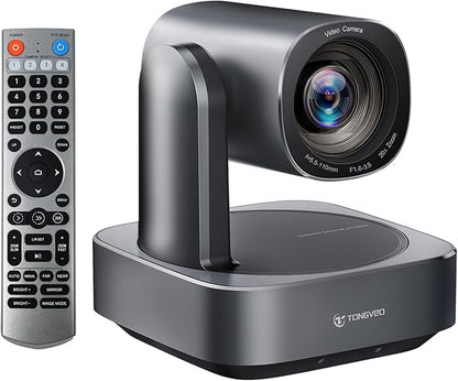 20x Optical Zoom PTZ Camera HDMI USB3.0 IP Live Streaming Camera HD 1080P 60fps Video Conferencing System POE Supply for Church Services Worship Education Work with Zoom Team vMix OBS Facebook YouTube