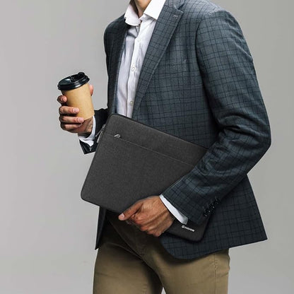 NIDOO 12.5 inch Laptop Sleeve Case Bag for 12.9" iPad Pro 2016 2017/13" MacBook Pro Air / 14" MacBook Pro/New Surface Pro 8 X / 13.3" ThinkPad X13 Yoga Gen 2 / ThinkPad X1 Carbon Gen 9, Dark Grey