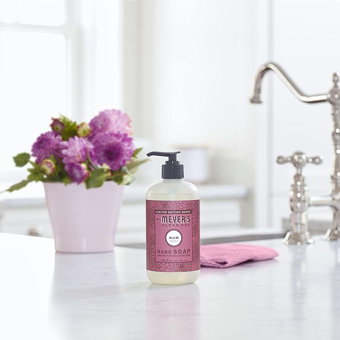 Mrs. Meyer's Liquid Hand Soap, Mum Scent, 12.5 Fl oz (Pack of 1)