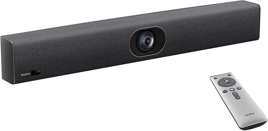 Yealink UVC40 E2 USB Conference Room Camera System Ultra-HD 4K Video Conference Camera 120° Wide-Angle Lens Built-in 8 Microphone Arrays Auto Framing Speaker Tracking and Smart Area Exposure Webcam