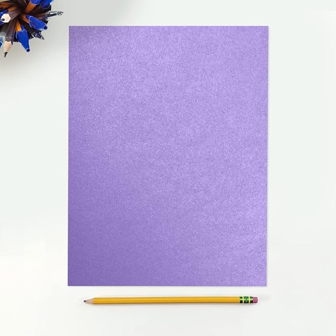 LUXPaper 8.5" x 11" Paper | Letter Size | Amethyst Metallic | 80lb. Text | 50 Qty