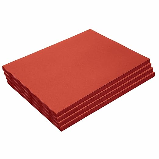 Construction Paper,Red,9 inches x 12 inches,200 Sheets,Heavyweight Construction Paper,Crafts,Art,Kids Art,Painting,Coloring,Drawing,Creating,Paper,Art Project,All Purpose