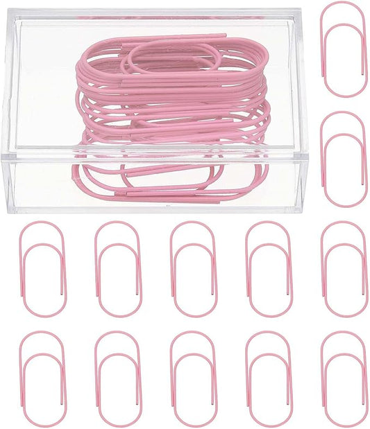 PATIKIL 20 Pcs Paper Clip, 2inch Non-Skid Metal Paper Clamp Clips Large for Office Supplies Craft Scrapbook Document Note Sorting, Electroplating, Silver