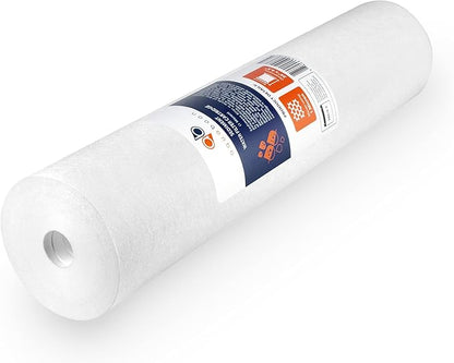 Aquaboon 1 Micron 20 x 4.5 Sediment Water Filter Replacement Cartridge | Whole House Sediment Filtration | Compatible with AP810-2, SDC-45-2005, FPMB5-20, P5-20, FP25B, 155358-43, 2 Pack