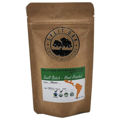 Coffee Samples 5 Pack Gift Set Las Americas. Gourmet Organic Medium Roast whole Bean with Best Beans From Mexico, Guatemala, Peru, Colombia and Brazil