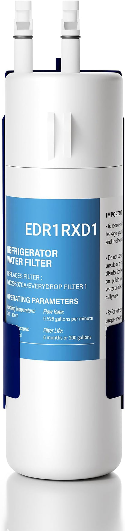 W10295370A Replacement, Compatible With EDR1RXD1, WHR1RXD1, W10295370, KAD1RXD1, Kenmore 46-9081, 9930, 46-9930, 9081, Pack of 1