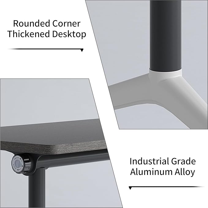 Conference Room Table with Flip-Top Design for Dynamic Meetings, Business Table Computer Desk with Heavy-Duty Frame,Foldable Seminar Meeting Tables for Home Office (6, B, 70.8IN)