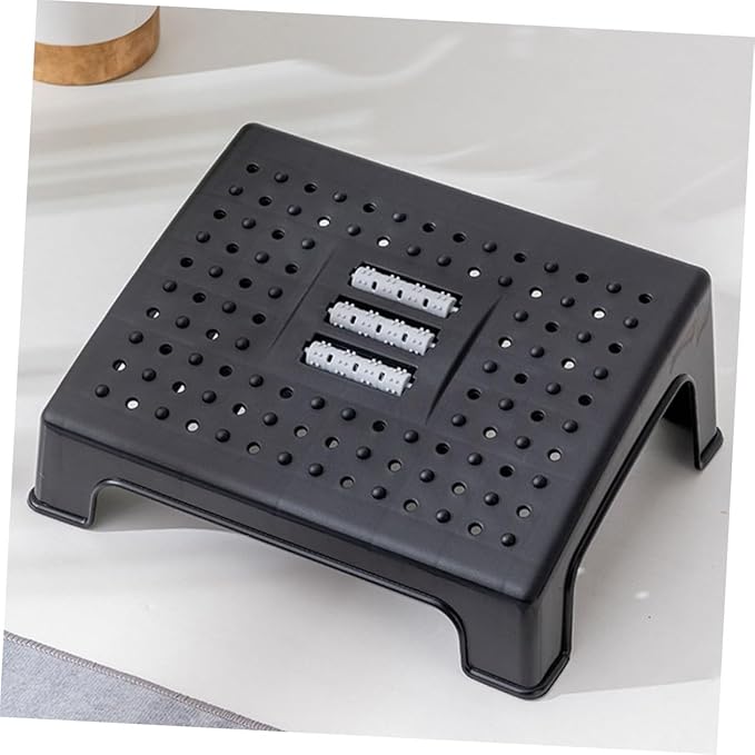 Non-Slip Footstool Under Desk Foot Rest for Office and Home Ergonomic Leg Support Stool to Leg Pressure and Comfort and Stable Design