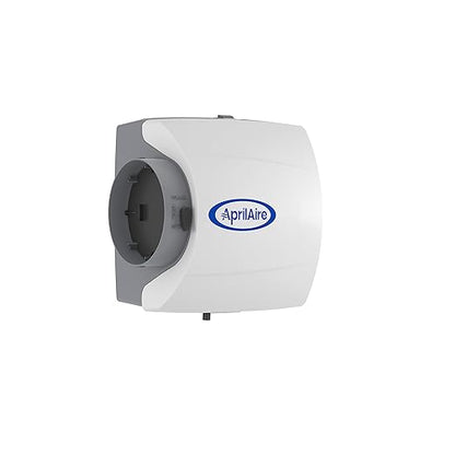 AprilAire 500M 12-gal. Whole-House Small Bypass Evaporative Humidifier with Manual Control for up to 3,600 sq. ft. + AprilAire Model 5843 Humidifier Installation Kit