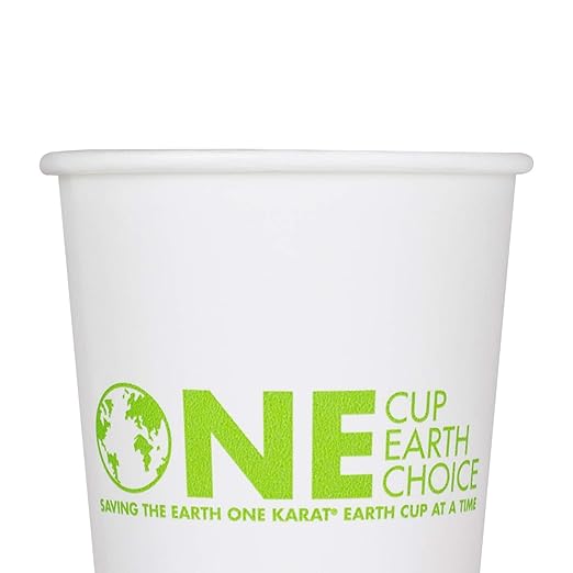 Karat Earth KE-K516 16 oz. Eco Print Paper Hot Cup (Case of 1000)