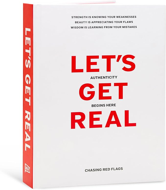 Let’s Get Real Guided Journal – Therapist-Approved Self-Care & Mental Health Journal with 240 Prompts, Coloring Pages & Book Club-Style Discussion Guide, Hardcover, A5