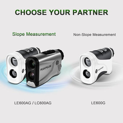 Golf Rangefinder 650/1200/1700 Yards Range Finder Golfing 6X Magnification 0.5 Yard Accuracy Flag Pin Lock Vibration Fast Focus High Clarity Display Easy to Use