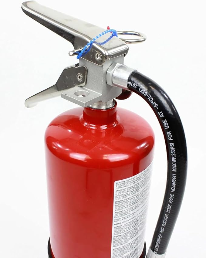 Strike First ABC Fire Extinguisher 5 lb | 3A:10BC Dry Chemical, Pressure Gauge, Wall Hook | UL Certified Safety for Home, Office, Workshop