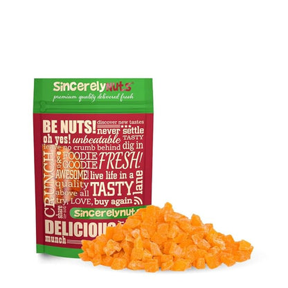 Sincerely Nuts Diced Mangos (1 LB)-Nutritious and Satisfying Tropical Fruit-Healthy Alternative for Sweet Tooth- Gluten-Free Food, Vegan, and Kosher Snack-The Perfect Snack for the Whole Family
